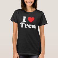 Citation d'entraînement I Love Tren I Heart Tren B