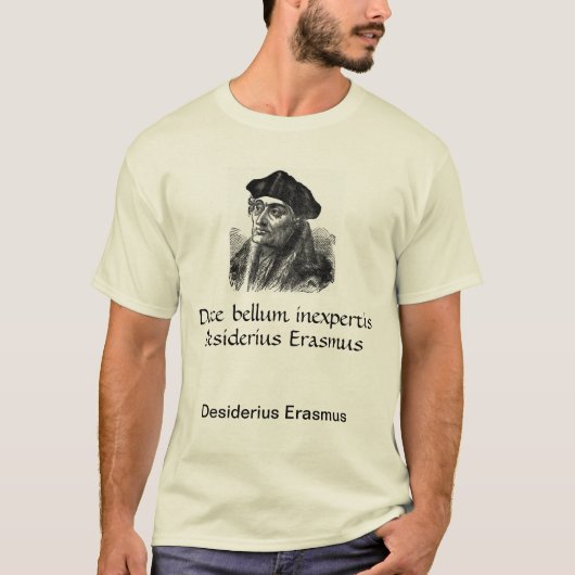 T-shirt Citation d'Erasmus (Devant)