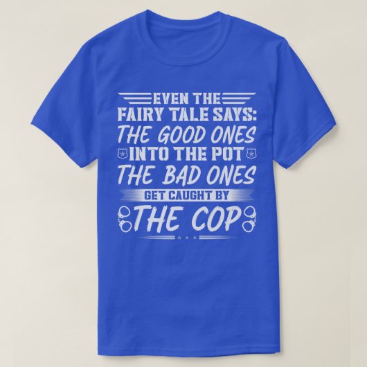 T-shirt Citation des agents correctionnels Fairy Tale, Jai (Design devant)