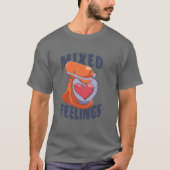 T-shirt Citation des sentiments mitigés du batteur (Devant)