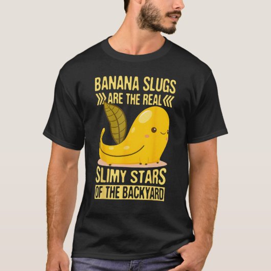 T-shirt Citation d'escargot de banane pour la capture d'es (Devant)
