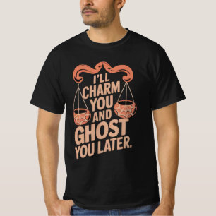 T-shirt Citation d'Halloween de Libra drôle