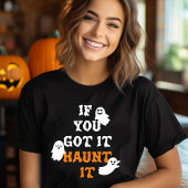 T-shirt Citation d'Halloween Fantôme mignon
