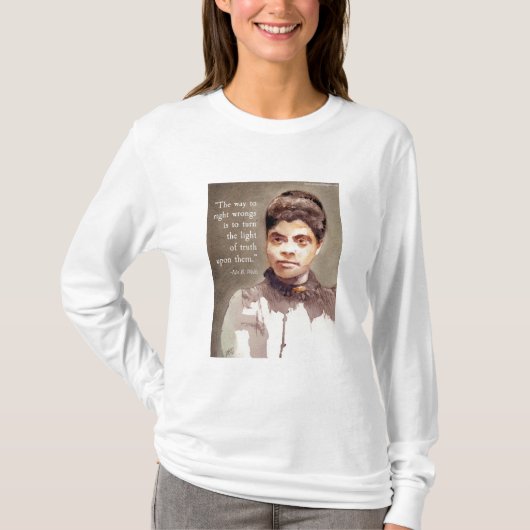T-shirt Citation d'Ida B Wells et de "Vérité" (Devant)
