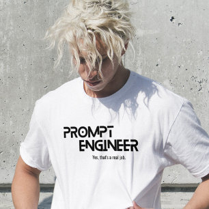 T-shirt Citation d'ingénieur d'invite minimaliste