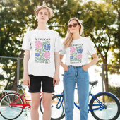 T-shirt Citation d'inspiration florale de Boho Retro