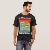 T-shirt Citation Dit Retro Be Gentle J'Ai Un Tu Sensitif (Devant entier)