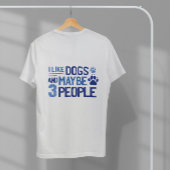 T-shirt Citation drôle Amoureux des chiens