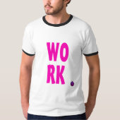 T-shirt Citation Drôle Avec Texte Rose (Devant)