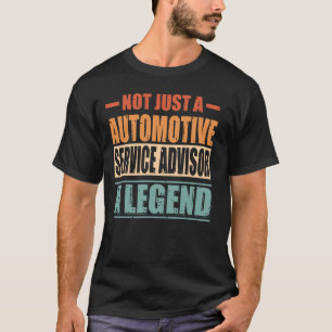 T-shirt Citation drôle Conseiller de service automobile ré