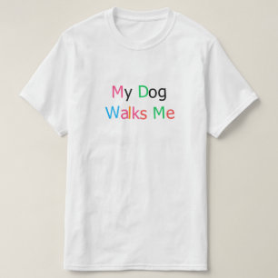 T-shirt citation drôle d'amant de chien « Mon chie