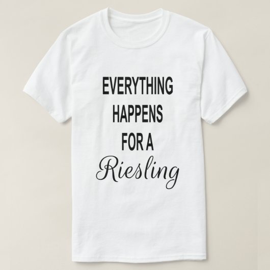 T-shirt Citation drôle de boisson au vin  (Design devant)