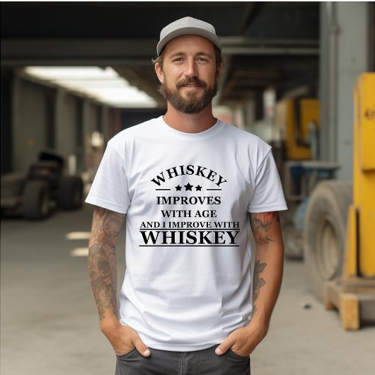 T-shirt Citation drôle de boisson Whiskey