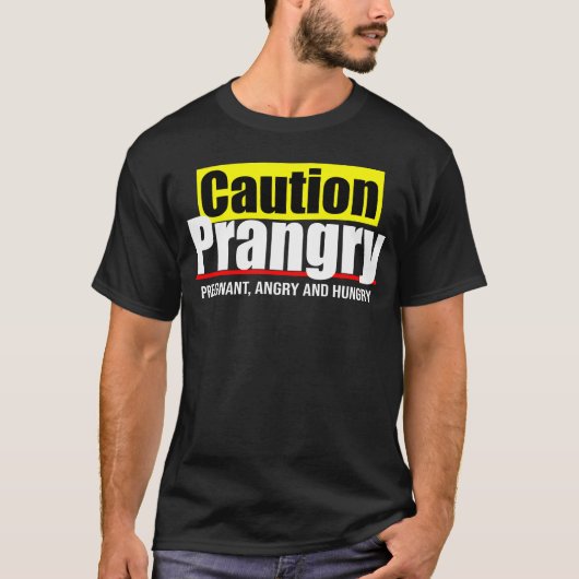 T-shirt Citation drôle de fille Prangry (Devant)