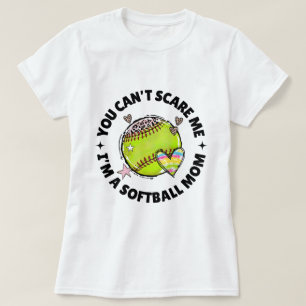 T-shirt Citation drôle de maman de softball   Softball dit