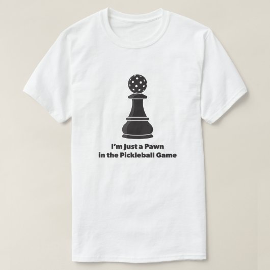 T-shirt Citation drôle de pickleball (Design devant)