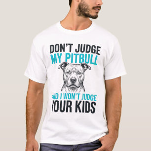 T-shirt Citation drôle de Pitbull Gravure vintage Design d