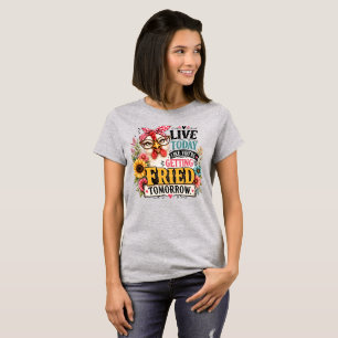 T-shirt Citation drôle de poulet