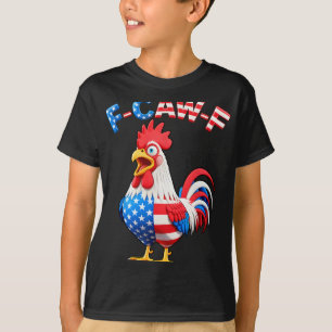 T-shirt Citation drôle de poulet humour F-caw-f Coq Mème D