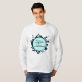 T-shirt Citation drôle de ski (Devant entier)
