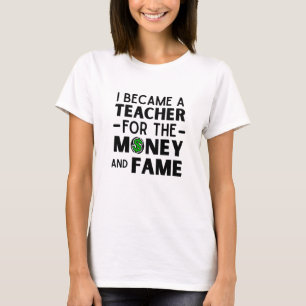 T-shirt citation drôle d'enseignant je suis devenu enseign