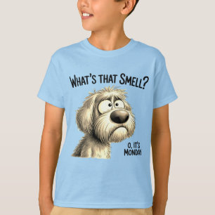 T-shirt Citation drôle d'humour sur l'odeur du lundi