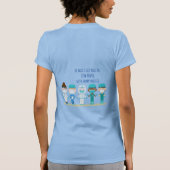 T-shirt Citation drôle d'infirmière de médecin poignarder  (Dos)