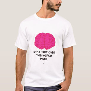 T-shirt citation drôle du cerveau de pinky et dessin anim