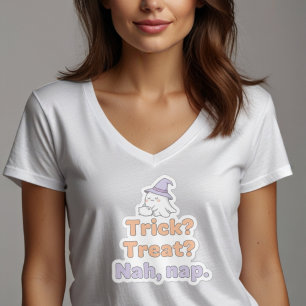 T-shirt Citation drôle et paresseuse pour Halloween Desi