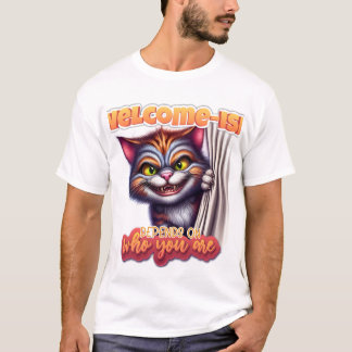 T-shirt Citation drôle et sarcastique de chat pour sublima