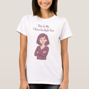 T-shirt Citation drôle et sarcastique Je sais que j'ai rai