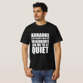 T-shirt Citation drôle Karaoke (Devant entier)