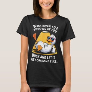 T-shirt Citation drôle pour les amateurs de canards pour h
