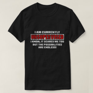 T-shirt Citation drôle sarcastique actuellement sans surve