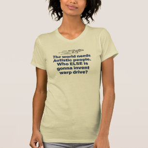 T-shirt citation drôle sur l'autisme et Star Trek