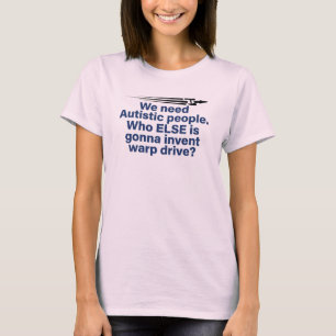 T-shirt citation drôle sur l'autisme et Star Trek
