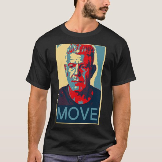 T-shirt Citation du célèbre chef Anthony Bourdain    (Devant)
