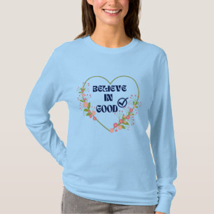 T-shirt Citation du coeur floral Unisex B I G