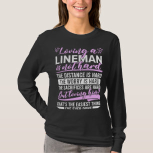 T-shirt Citation du conjoint du chef de ligne de l'électri