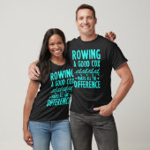 T-shirt Citation du coxswap d'aviron Régate de l'équipage  (Unisexe)