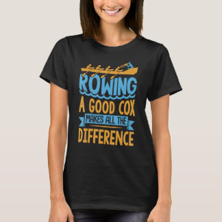 T-shirt Citation du coxswap d'aviron Régate de l'équipage 