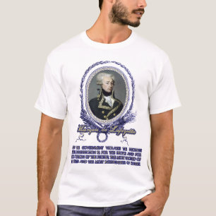 T-shirt Citation du marquis De Lafayette sur