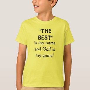 T-shirt Citation du meilleur joueur de golf