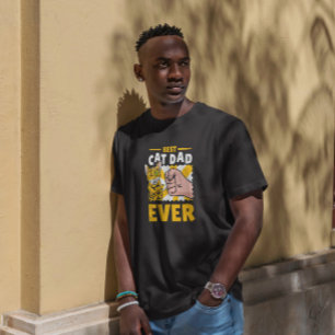 T-shirt Citation du père du chat de première tentative