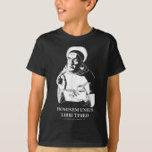 T-shirt Citation du philosophe Unius Libri Thomas Aquinas (Devant)