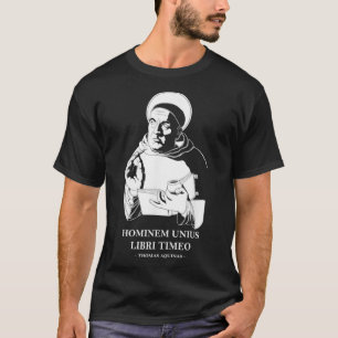 T-shirt Citation du philosophe Unius Libri Thomas Aquinas