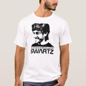 T-shirt Citation d'un activiste politique d'Internet Aaron (Devant)