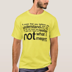 T-shirt Citation embrouillante - tous style et couleur