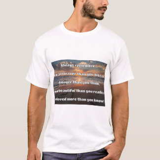 T-shirt Citation Empath Bravery Positive Encouragement