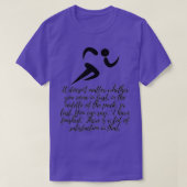 T-shirt Citation en cours Vous pouvez dire que j'ai termin (Design devant)